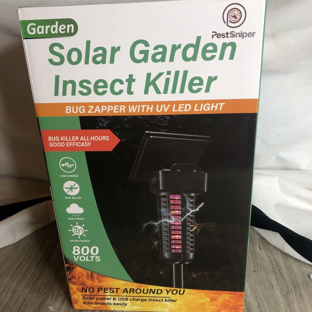 Solar Bug Zapper Outdoor 🦟Mosquito 🦟 Trap Killer New